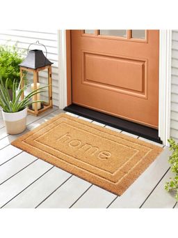 HomeTown - Natura Home Embossed Coir Doormat 45X75 cm In Natural Colour