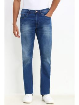 Allen Solly - Men Blue Regular Fit Mid Wash Jeans