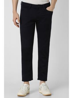 Van Heusen - Men Black Dark Wash Slim Fit Jeans