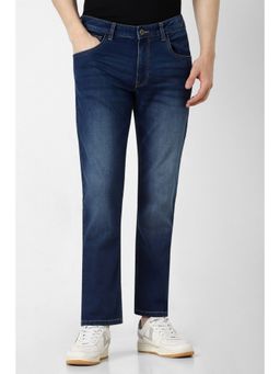 Van Heusen - Men Navy Dark Wash Slim Fit Jeans