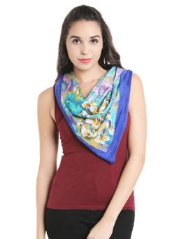 Style Quotient - Women Printed Multi Color Scarf