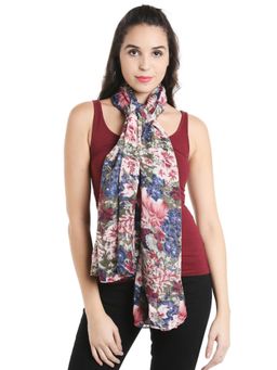 Style Quotient - Women Floral Multi Color Stole