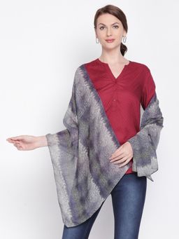 Style Quotient - Women Purple Printed Scarf
