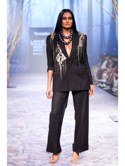 Nirmooha - Carbon Wide Pants Black