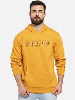 Campus Sutra - Men Printed Full Sleeve Stylish Casual Hooded Sweatshirts