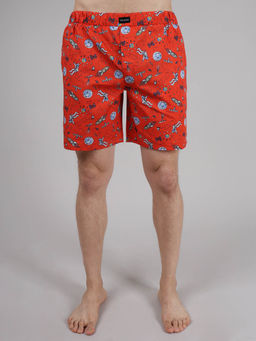 Tom Burg - Men's Printed Cotton Boxer Shorts