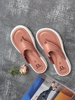 Carlton London - Solid Pink Flipflops