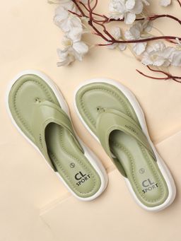 Carlton London - Solid Pista-green Flipflops
