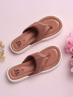Carlton London - Solid Pink Flipflops