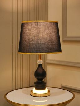 ELARE - Black & Gold Decorative Table Lamp