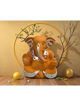 EL' UNIQUE - Yellow Ashirwad Ganesha Idol