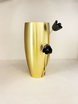 EL' UNIQUE - Gold Flower Vase