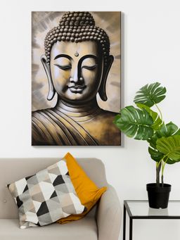 999Store - Serene Golden Buddha Wall Painting