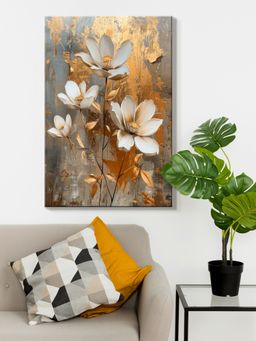 999Store - Abstract Multi-Color Floral Painting