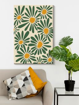 999Store - Retro Daisy Canvas Painting