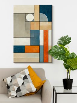 999Store - Abstract Geometric Canvas Painting