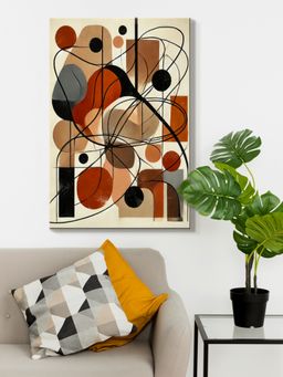 999Store - Abstract Geometric Canvas Painting