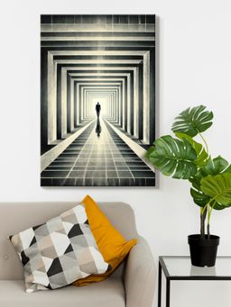 999Store - Abstract Geometric Perspective Painting
