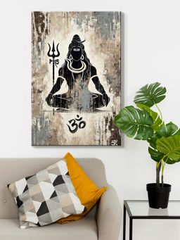 999Store - Minimalist Lord Shiva Canvas Painting