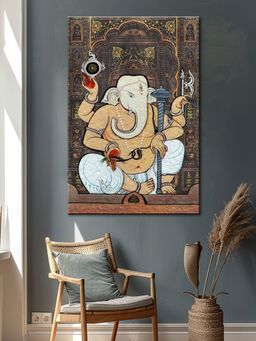 999Store - Ganesha Divine Wisdom Canvas Painting