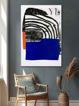 999Store - Bold Abstract Pattern Canvas-Wrapped Painting