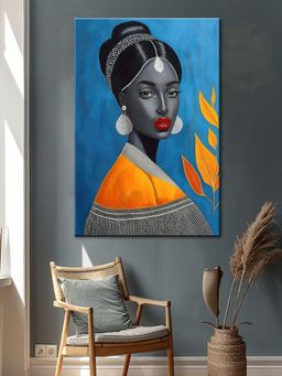 999Store - Elegant Woman Portrait Canvas-Wrapped Painting