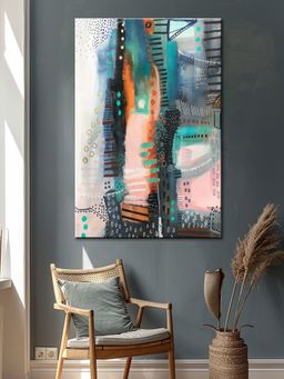 999Store - Geometric Abstract Canvas Wall Painting