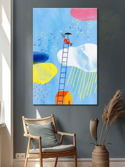 999Store - Ladder To The Sky Canvas-Wrapped Painting