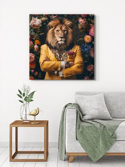 999Store - Golden Lion Portrait Stylish Wall Art Home Decor Painting
