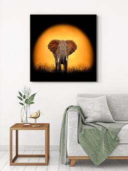 999Store - Sunset Elephant Painting