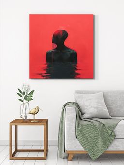 999Store - Red Silhouette Painting