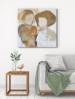 999Store - Neutral Tones Abstract Art Earthy Shades Modern Painting
