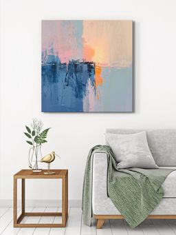 999Store - Sunset Abstract Warm Colors Inviting Art Canvas Painting