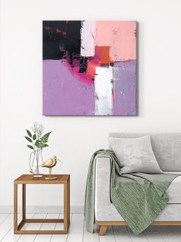999Store - Geometric Abstract Bold Shapes Playful Colors Modern Art Canvas Wall Decor Painting