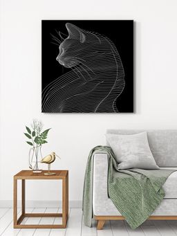 999Store - Line Art Cat Minimalist Animal Painting
