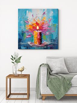 999Store - Candle Abstract Art Modern Canvas Painting