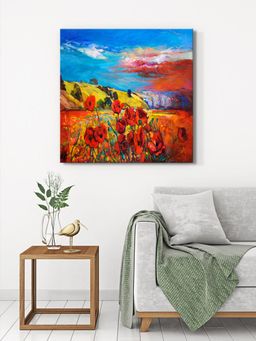 999Store - Red Poppies Painting