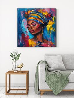 999Store - African Woman Art Ethnic Wall Decor Living Room Canvas Painting
