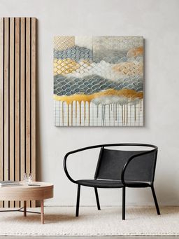 999Store - Metallic Abstract Painting