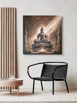 999Store - Buddha Temple Glow Spiritual Decor Canvas Painting