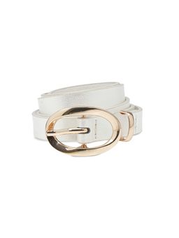 United Colors of Benetton - Women'S Belt Glimmer Arc -White