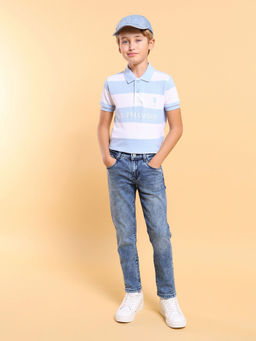 U.S. POLO ASSN. - Kids Blue Cotton Jeans