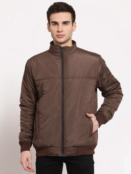 Style Quotient - Men Brown Lightweight Padded Jacket