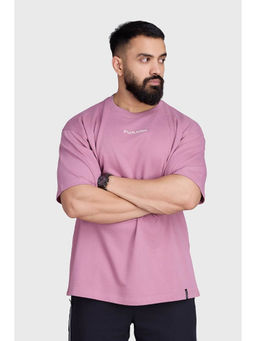 FUAARK - Pink Element Oversized Sports and Gym T-Shirt for Men