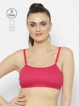 Floret - Wirefree Non-padded Sporty Bra - Multi-Color
