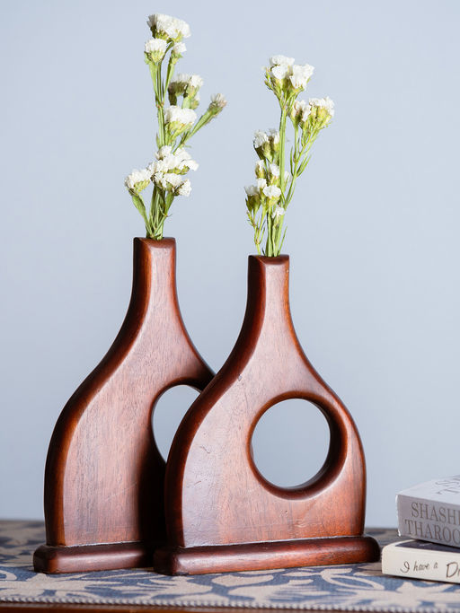 SG Home Curvy Bud Vase (Set of 02)