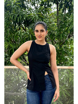 Myclo - Women Black Sleeveless Top