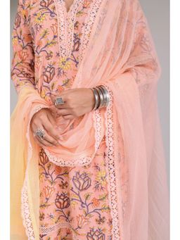 Prakriti Jaipur - Peachy Ombre Dupatta