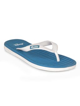 Bata - Womens Stylish and Comfortable Thong Flipflops - Blue