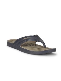 Bata - Mens Lightweight and Durable Slippers Thong Flip Flops - Blue